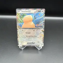 Pokemon Card TCG Snorlax EX 076/131 Prismatic Evolutions Stamped Promo - Image 1