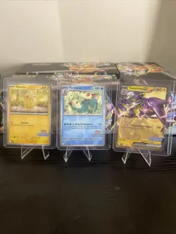 Pokemon Day 2024 Illustration Contest 3 Card Set Feraligatr, Pikachu, Toxtricity - Image 1