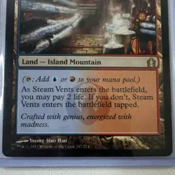 Steam Vents Return to Ravnica Land Rare Blue Red 247/274 2012 Yeong-Hao Han - Image 4