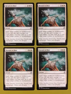 Return to Dust x4 Time Spiral Remastered 4x Playset Magic the Gathering MTG - Image 1