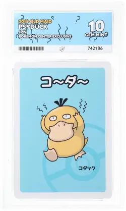 ACE 10 Psyduck 2019 Old Maid Pokemon Center Exclusive JP - Image 1