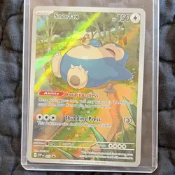 Pokemon Snorlax Card 051 Scarlet & Violet Promo Holo 150 HP Basic English - Image 1