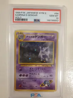 Pokemon Sabrina's Gengar Gym 2 Japanese Holo Rare #094 PSA 10 GEM MINT 1999 - Image 1
