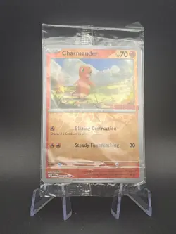 SEALED Charmander 004/165 Gamestop Exclusive Stamped Promo Pokemon 151 master - Image 1
