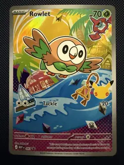Pokemon TCG Rowlet, Litten, Popplio 043/044/045 Promo First Partner (Near Mint) - Image 5