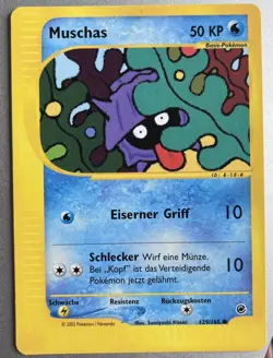 Muschas Expedition 129/165 Non Holo Pokemon TCG - Image 1