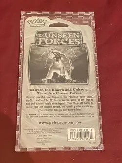 Lot of two pokemon ex unseen forces blister packs - typhlosion and steelix art - Image 4