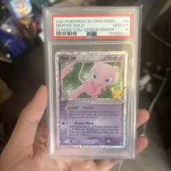 2021 Pokemon CELEBRATIONS MEW EX HOLO 88 CLASSIC PSA 10 GEM MINT - Image 1