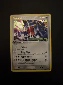 Pokemon Exploud Reverse Holo Rare Emerald Stamped 3/106 LP - Image 1