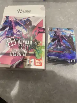 Gundam Card Game starter deck SEED Strike ST04 - English Deck Only no box - Image 1
