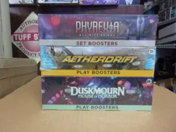 MTG DUSKMOURN & AETHERDRIFT PLAY + PHYREXIA SET BOOSTER BOXES - Image 1