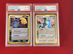 2006 Pokemon Dragon Frontiers NIDOKING & NIDOQUEEN Holo Card 6 7 Sequential PSA - Image 1