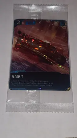 Cyberpunk TCG Floor It Sealed Promo Card - Image 1