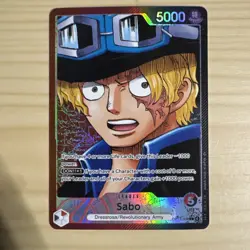 Bandai One Piece Card Game Sabo OP13-004 Carrying on His Will (Alt Art Foil) - Image 1