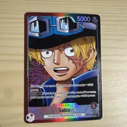 Bandai One Piece Card Game Sabo OP13-004 Carrying on His Will (Alt Art Foil) - Image 3
