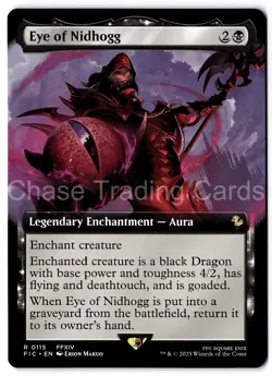 Eye of Nidhogg 115 Rare Extended Art Non-Foil Final Fantasy Magic The Gathering - Image 1