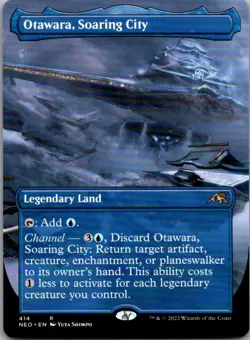Otawara, Soaring City (Borderless) - Kamigawa: Neon Dynasty (414) | NM | [NEO] - Image 1
