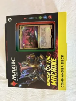 MTG: March of the Machine Commander Deck - Tinker Time Factory Sealed - Image 1