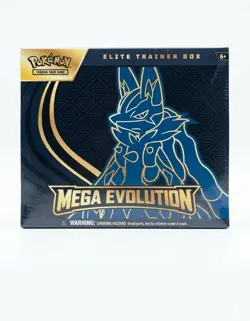 Pokemon TCG Mega Evolution Elite Trainer Box ETB Lucario Sealed Brand New - Image 1