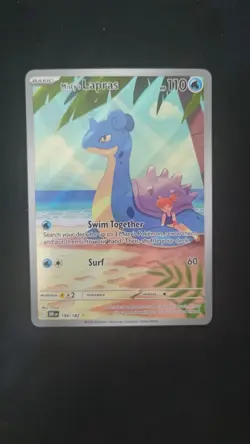 Misty's Lapras 194/182 Destined Rivals Illustration Rare Pokemon TCG - Image 1