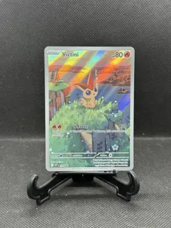 Pokemon Card TCG - Victini SVP 208 Scarlet & Violet Black Star Promo - Image 1