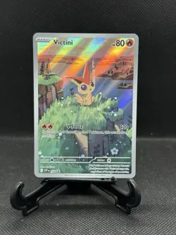 Pokemon Card TCG - Victini SVP 208 Scarlet & Violet Black Star Promo - Image 2