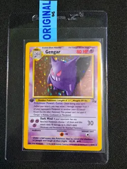 Gengar 1st Edition Holo Near-Mint Pokemon Jungle - Image 1
