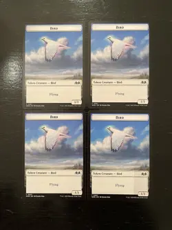Bird Token 0001 X4X NM/M Wilds of Eldraine WOE Magic the Gathering MTG - Image 1