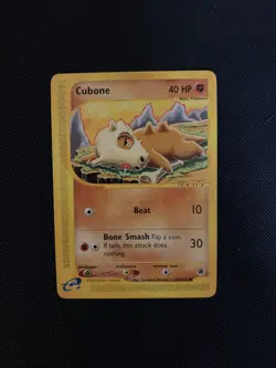 Pokemon TCG Cubone Expedition Base Set 103/165, Regular Common - Image 1