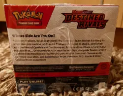 Pokemon TCG Destined Rivals Booster Box Sealed 36 Packs w/small tear - Image 2