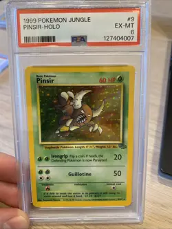 1999 Pokemon Pinsir Holo PSA 6 9/64 - Image 1