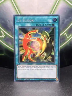 Yugioh De-Fusion LCKC-EN044 Secret Rare 1st Edition NM - Image 1