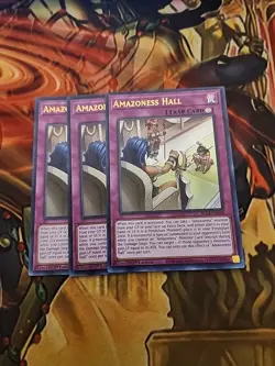 3X Amazoness Hall - BLCR-EN038 Ultra Rare 1ST ED NM Yugioh - Image 1