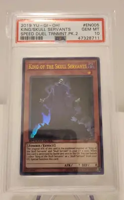YuGiOh King Of The Skull Servants SPT2-EN005 PSA 10 POP 5! - Image 1