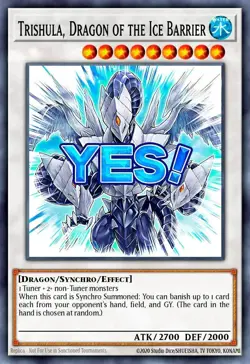 RA05-EN101 Trishula, Dragon of the Ice Barrier Ultra Rare 1st Ed YuGiOh Preorder - Image 1