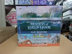 MTG MODERN HORIZONS 3 + OUTLAWS JUNCTION + MURDERS KARLOV PLAY BOOSTER BOXES - Image 1