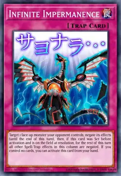 RA05-EN140 Infinite Impermanence Ultra Rare 1st Ed YuGiOh Preorder - Image 1