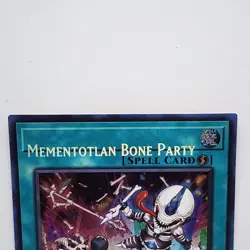 Yu-Gi-Oh Mementotlan Bone Party (SR) RA04-EN099 Name Shift Error Misprint - Image 2