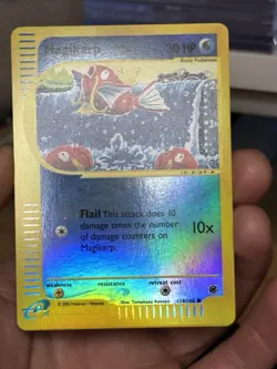 Magikarp 118/165 Expedition 2002 Reverse Holo Pokemon Card TCG - Image 3