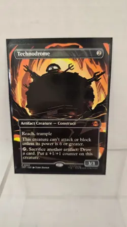 Magic the Gathering TMNT Technodrome Borderless *Near Mint* - Image 1