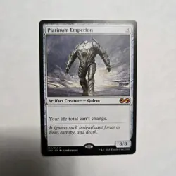 Platinum Emperion - Ultimate Masters - Mythic Colorless Artifact Golem - Wizard… - Image 1