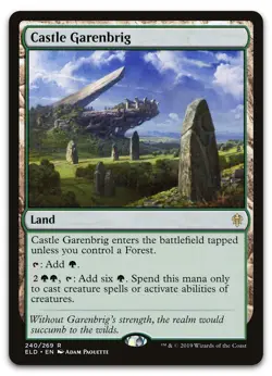 Castle Garenbrig #240 (NM) Throne of Eldraine ELD Magic MTG - Image 1