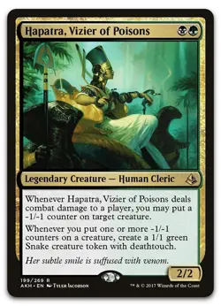Hapatra, Vizier of Poisons #199 (LP) Amonkhet AKH Magic MTG - Image 1
