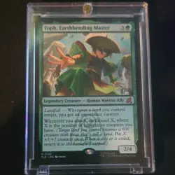 Avatar Toph Earthbending Master Legendary Creature MTG 0145 Green Regular - Image 1