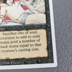 Sacrifice Revised Edition MTG Regular Lightly Played - Image 5