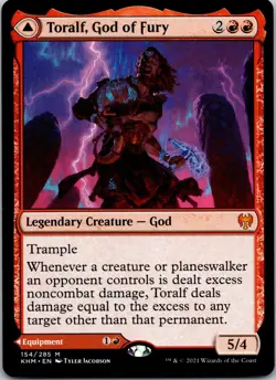 Toralf, God of Fury M Kaldheim 154 NM - Image 1