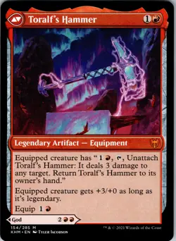 Toralf, God of Fury M Kaldheim 154 NM - Image 2