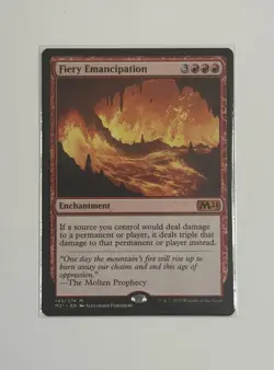 Fiery Emancipation MTG - M21 #143/274 - Image 1