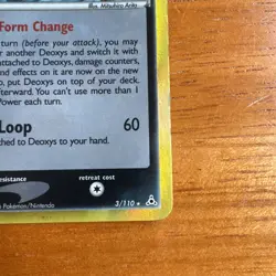 Pokemon Deoxys EX Holon Phantoms 3/110 Holo Rare Basic 70 HP Energy Loop Card - Image 5