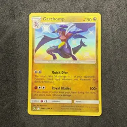 Garchomp SV40/SV94 Hidden Fates: Shiny Vault Holo Shiny Holo Rare Pokemon TCG - Image 1